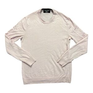 Banana Republic Merino Wool Crewneck Sweater Pink Size Medium